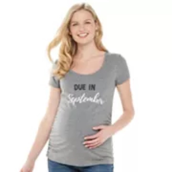 COPY - Maternity “Due In” Graphic Tees (All Size XXL) - Picture 2 of 6